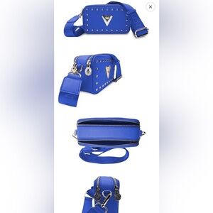 Valentino Orlandi Women's Blue Crossbody Bag